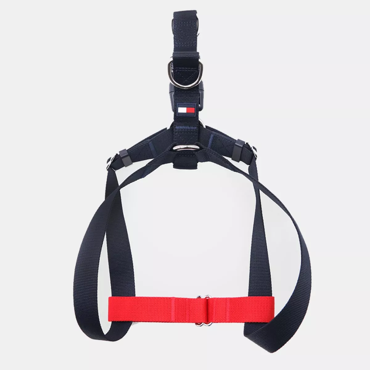 Tommy Hilfiger Blocked Harness for Dogs (Red/White)