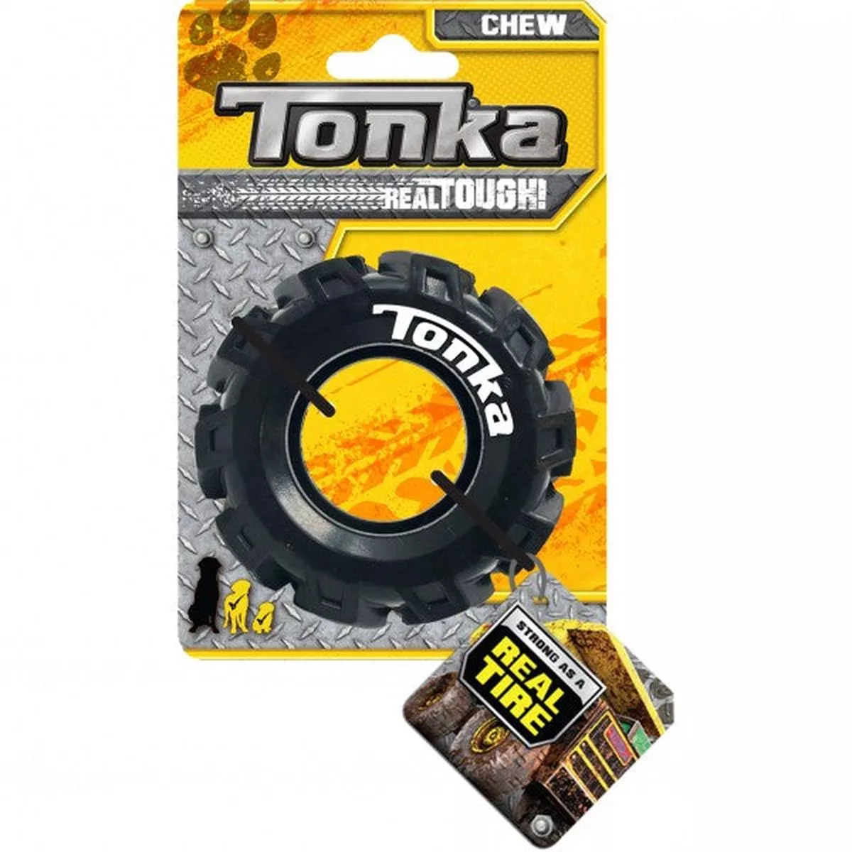 Tonka Seismic Rubber Tread Tire Dog Toy
