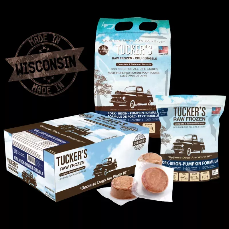 Tuckers Pork, Bison & Pumpkin 20lb Bulk