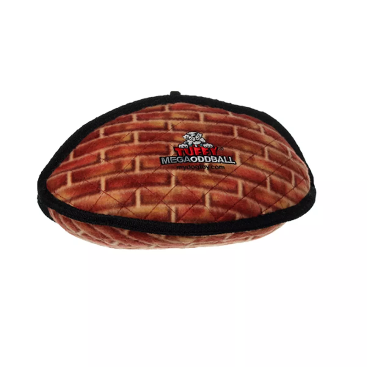 Tuffy Mega Odd Ball Brick Pattern Dog Toy