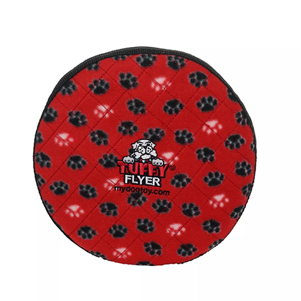 Tuffy Ultimate Flyer Red Dog Toy