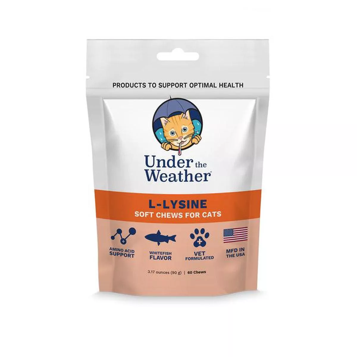 Under the Weather L-Lysine Soft Chews Cat Supplement