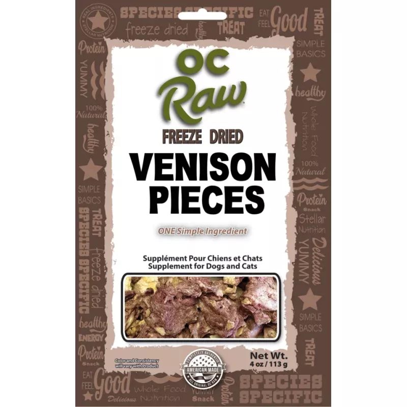 Venison Pieces 4 oz Freeze Dried