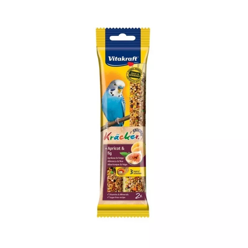Vitakraft Kracker Apricot & Fig Budgies Bird Treat
