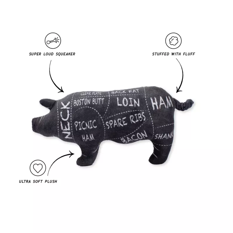 Wagsdale - The Whole Hog Plush Dog Toy