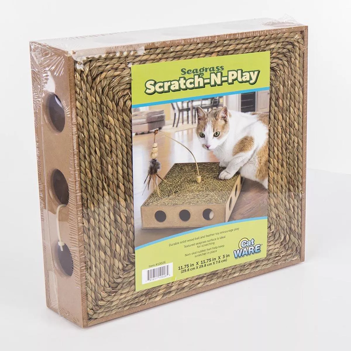 Ware Seagrass Scratch ‘n Play Interactive Cat Toy