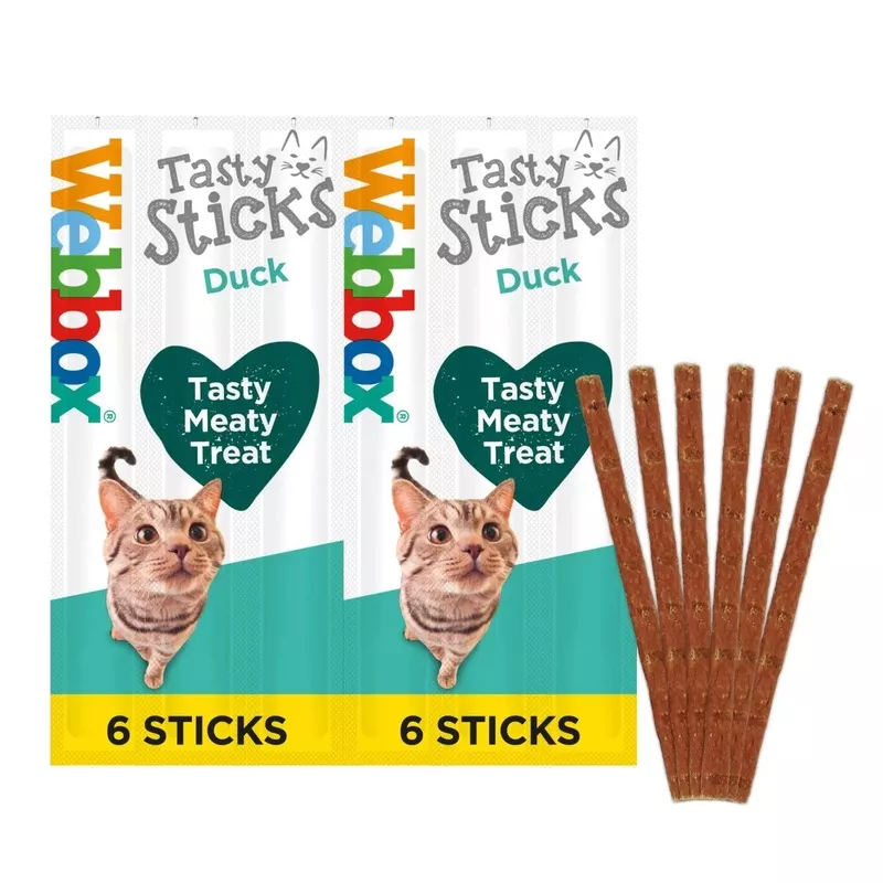 Webbox Cat Sticks Duck 6Stk