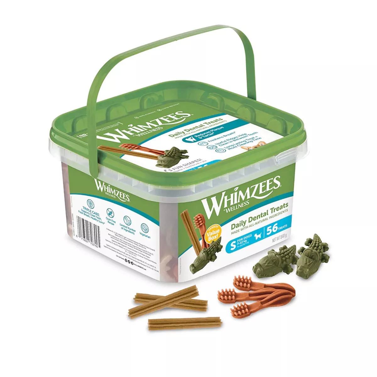 Whimzees Variety Value Box Small 56 pcs