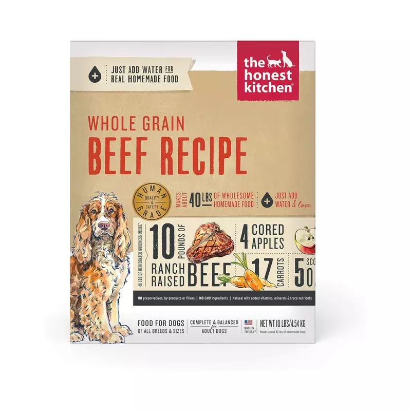 *Whole Grain Beef Dehydrated Recipe for Dogs