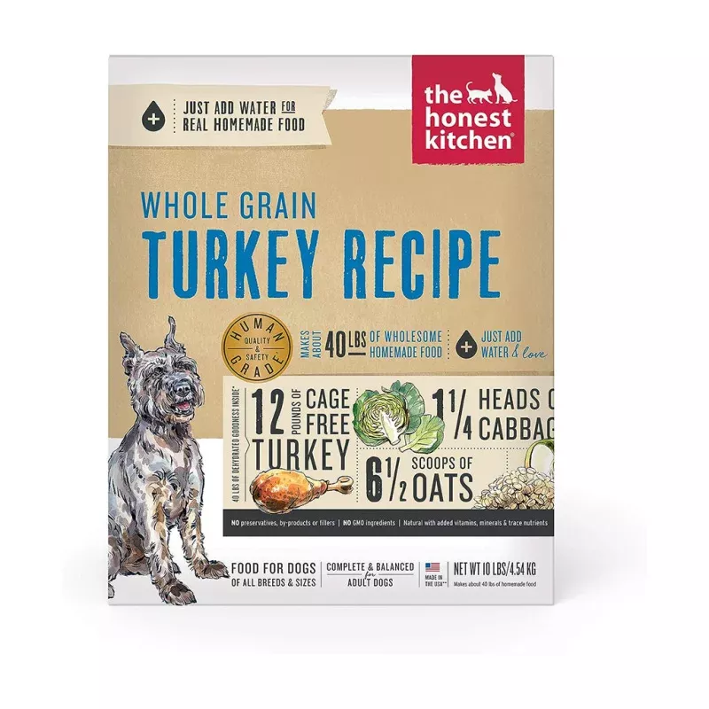 *Whole Grain Turkey Dehydrated Recipe for Dogs