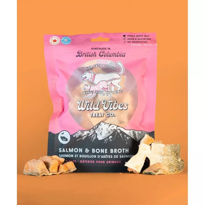 Wild Vibes Salmon & Bone Broth 75g