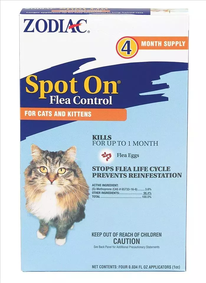 Zodiac, Spot On Flea Control, Cats & Kittens