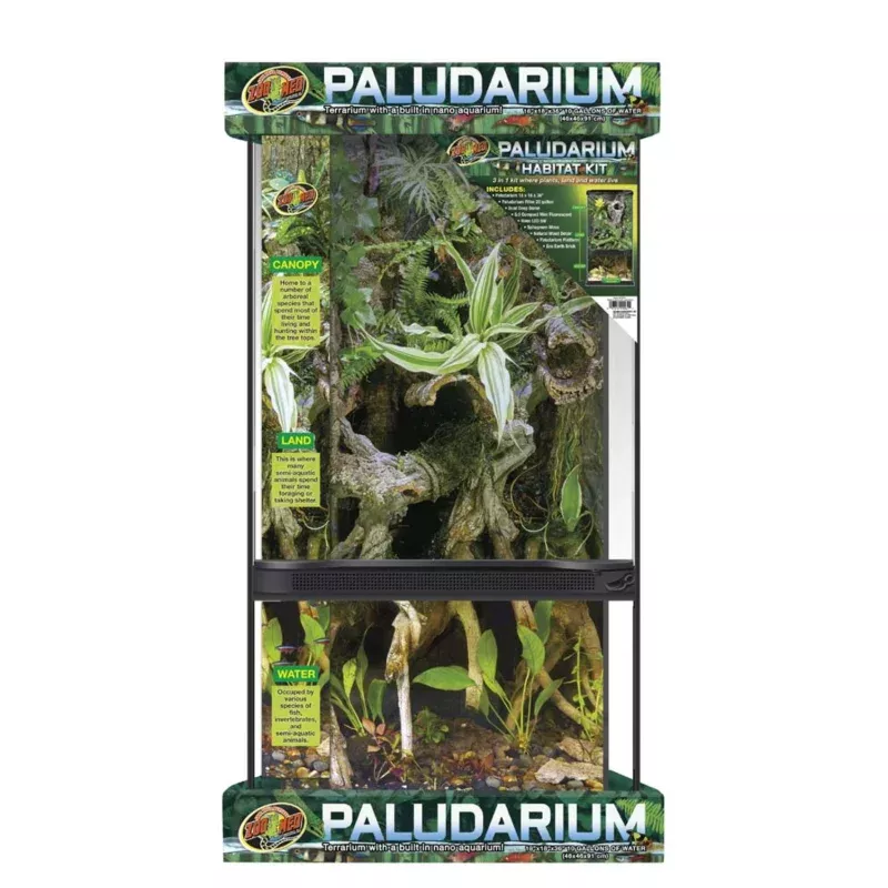 Zoo Med Paludarium Terrarium with Nano Aquarium