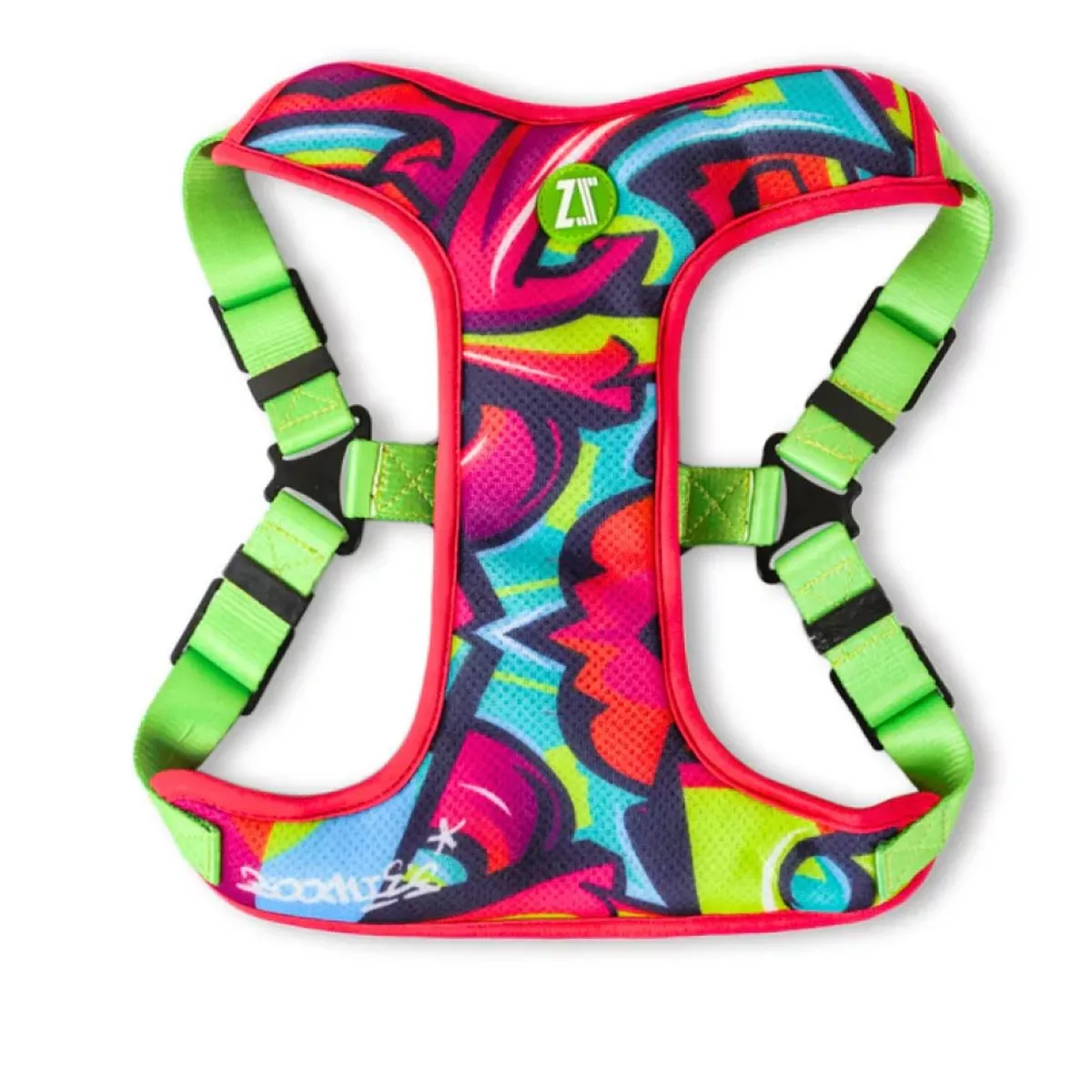Zoomiez Adjustable Drip Printed Soft Mesh Harness for Cats
