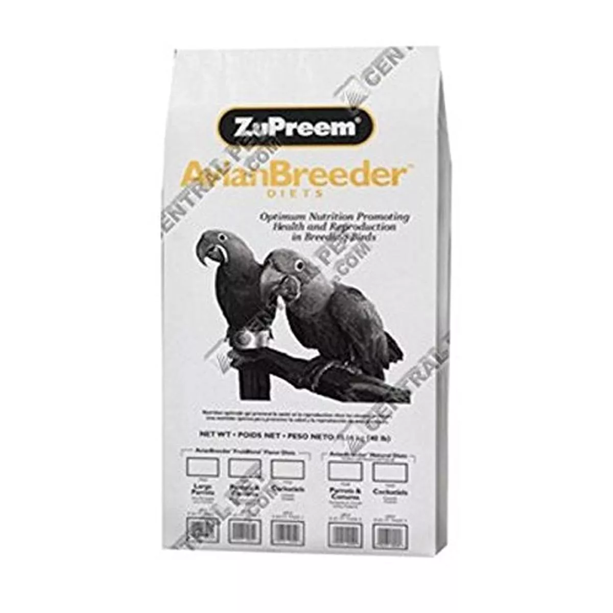 ZuPreem BB3377 AvianBreeder FruitBlend Parrots & Conures Food 40lb – Default Title
