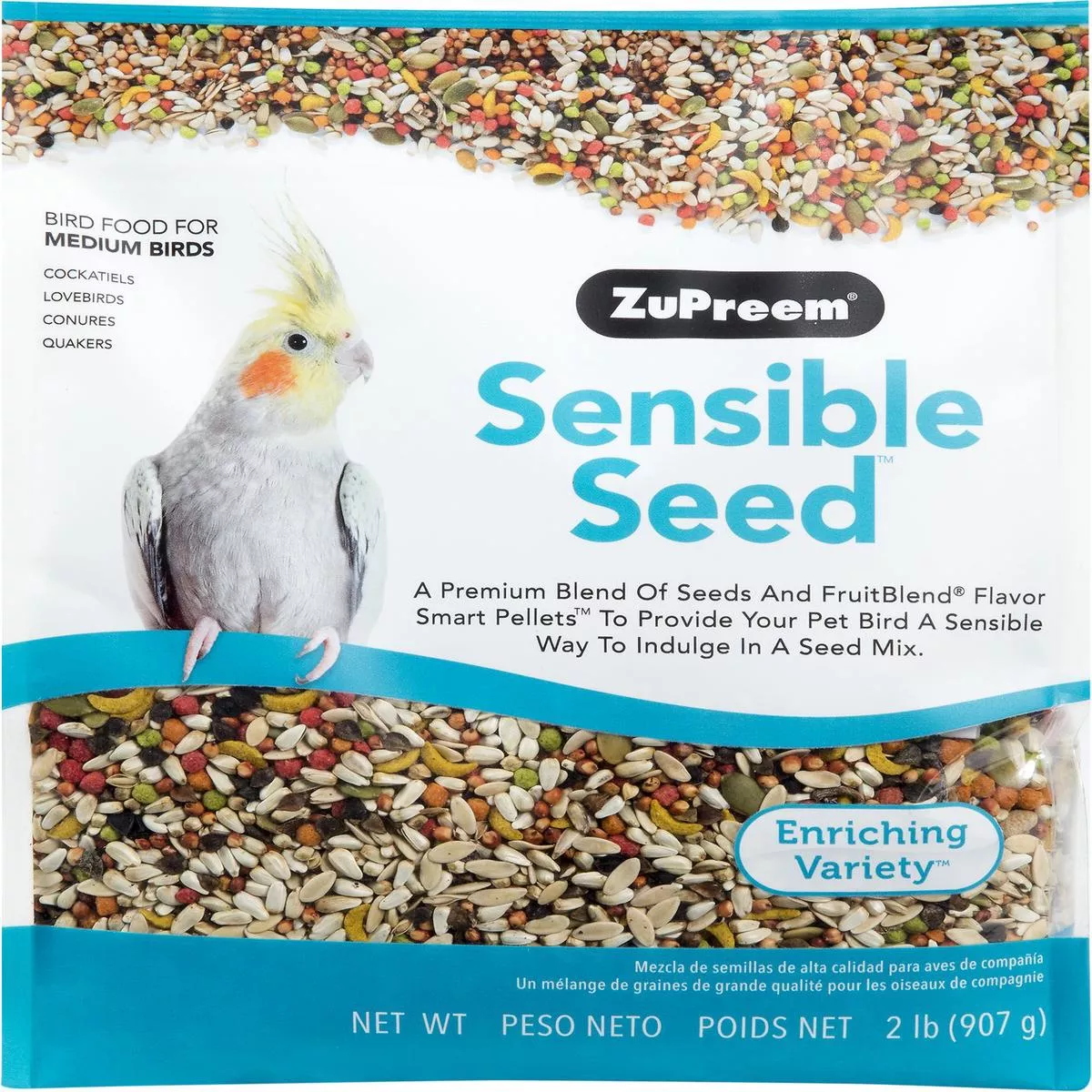 ZuPreem Sensible Seed Enriching Variety Medium Bird Food